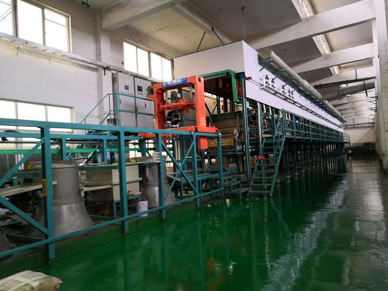 昆山乾亨表面處理有限公司二車間龍門式滾鍍鋅
